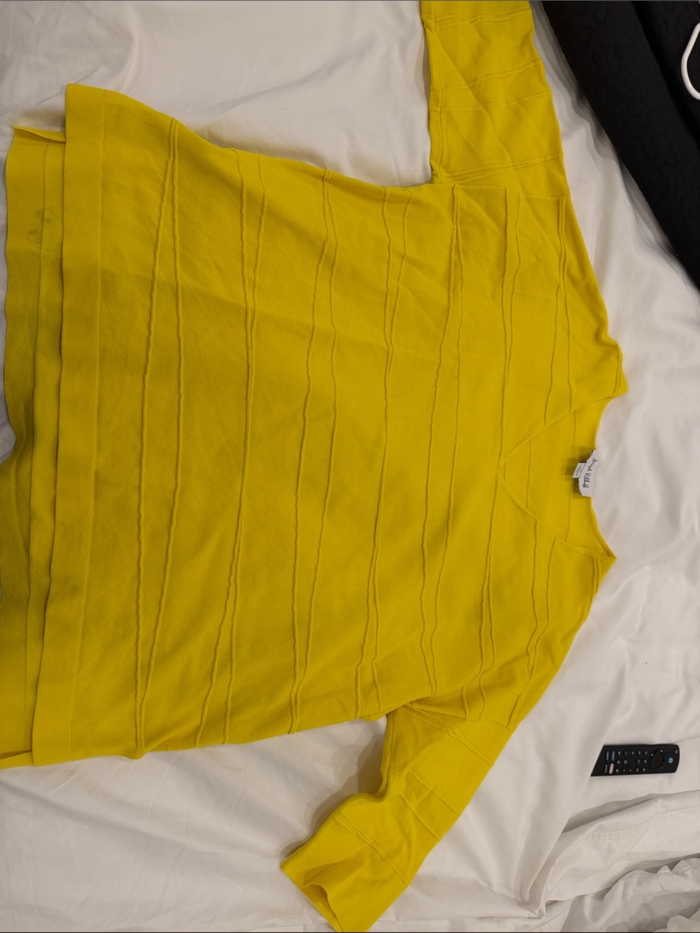 Joseph Ribkoff Bright Yellow Knit Top